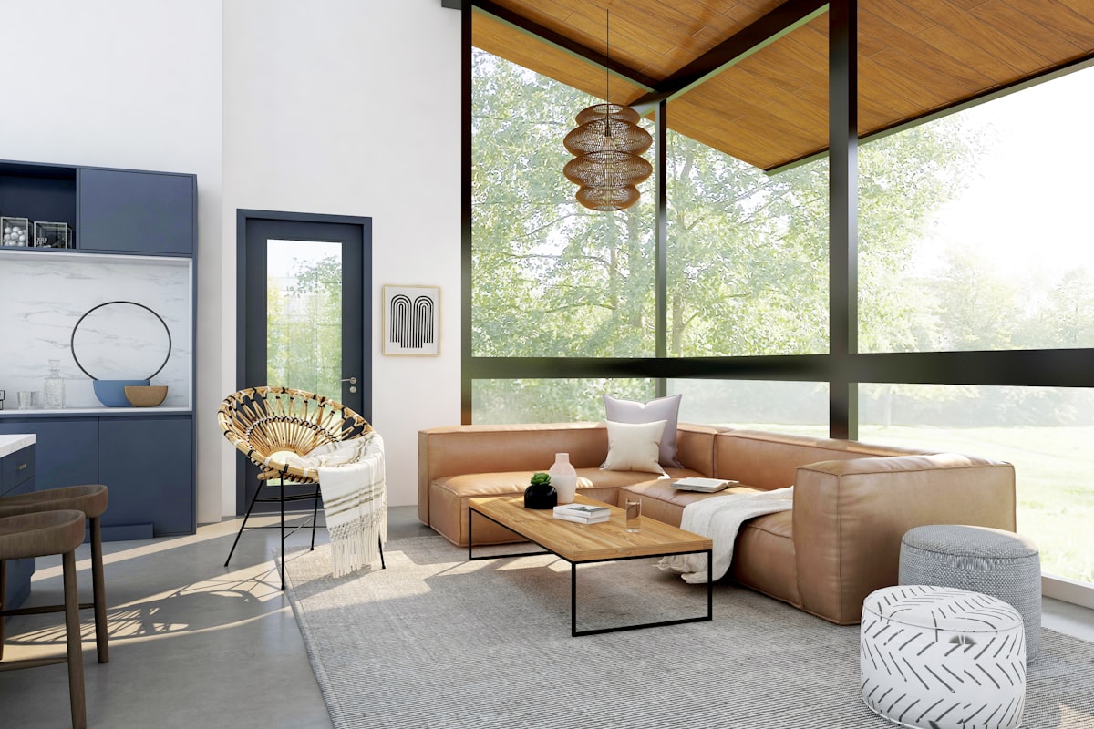 Intérieur lumineux aux couleurs harmonieuses